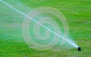 Auto Sprayer Watering Grass Field