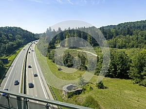 The Autobahn between Basel and Freiburg