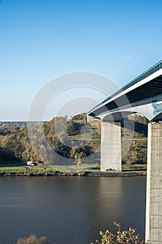 Autobahn Bridge Hohenhorn over Kiel Canal