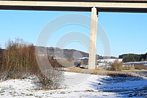 Autobahn bridge KÃ¶niguhr, middle pylons