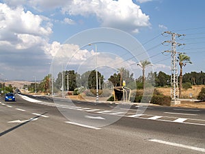 The autobahn in Galilee. Israel