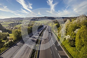 Autobahn landscape