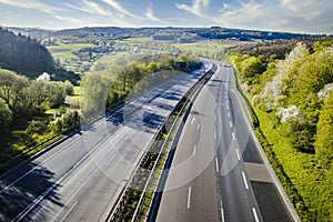 Autobahn landscape