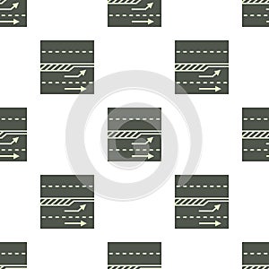 Autobahn pattern seamless vector