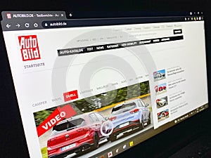 Autobild web page, visual media site