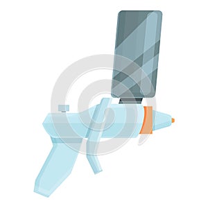 Autobody sprayer icon cartoon vector. Paint spray photo