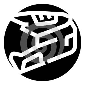 Autobot robot head symbol representation icon