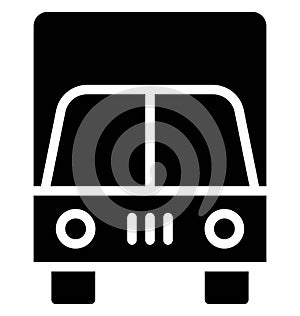 Autobus Vector icon which can be easily modified or edit in any color Autobus Vector icon which can be easily modified or edit in