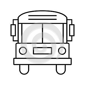 Autobus Vector icon which can easily modify or edit