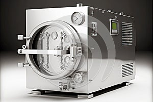 autoclave made of stainless steel for sterilization, safety industrial food production,