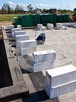 Autoclaved aerated concrete blocks