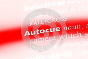 autocue