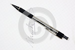 Autograph pen