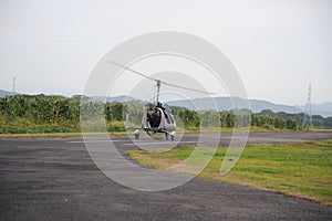Autogyro (back view)