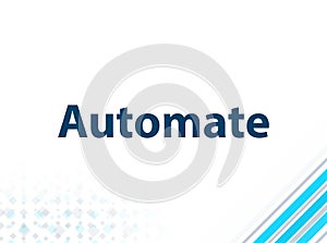 Automate Modern Flat Design Blue Abstract Background
