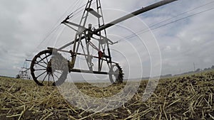 Automated agricultural center pivot irrigation