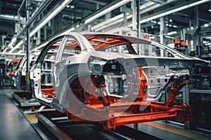 Automated assembly line for robot manipulators for the production of high-tech electric vehicles running on clean energy.