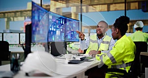 Automated Computer Technology At Industrial Plant