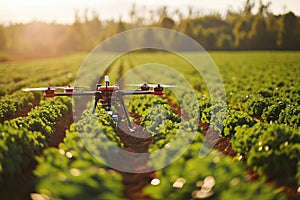 Automated drone robot that streamlines the production of agriculture.