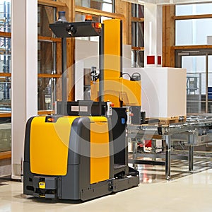 Automated forklift