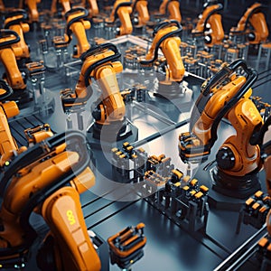 Automated Industrial Robots Streamlining Production Processes
