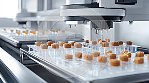 Automated laboratory process analyzing samples with precision