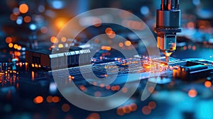 Automated Manufacturing Process on Circuit Board