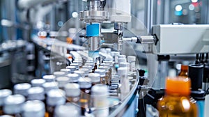 Automated Pharmaceutical Production Line with Robotics