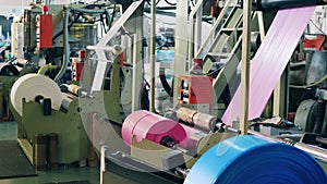 Automated plastic bag production process