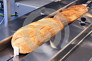 Automated production line bakery Fresh hot baked breads