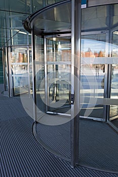 Automated Revolving Entrance