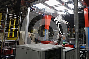 Automated robot .in an e-commerce and delivery company