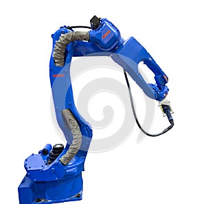Automated robotic arm with 3D scanner in automotive industry