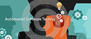 Automated software testing script to find bug by programmer