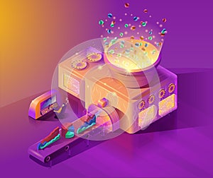 Automated Statistics Data Analytics Vector Concept