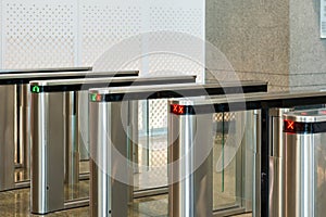 automatic access control security gate in station entrance system