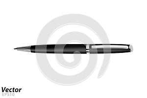 Automatic ball pen in the vector.