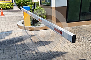 Automatic Barrier Gate, Security system for building and car entrance vehicle barrier