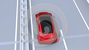 Automatic braking system avoid car crash from car accident