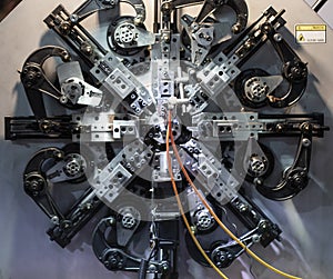 Spring coiling machine