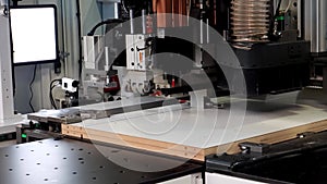 Automatic CNC wood processing centre