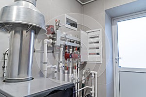 Automatic distributor of central heating in Boiler Room