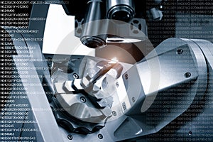 Automatic Drilling machine with control microscope workpiece, Industrial concept