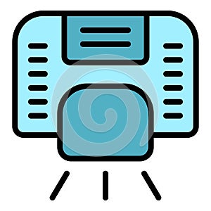 Automatic dryer icon vector flat