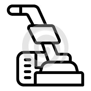 Automatic floor cleaner icon outline vector. Sanitation home device