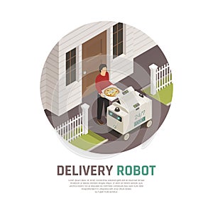 Automatic Food Delivery Background