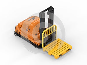 Automatic forklift truck