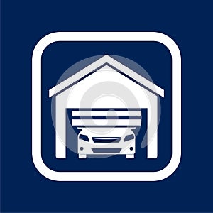 Automatic garage door icon