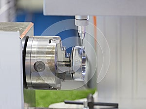 Automatic marking machine with chuck and C-Axis