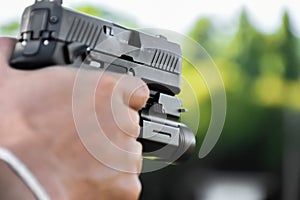 Automatic 9mm pistol